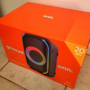 New, Awesome Onn 20 Medium Party Speaker Gen. 2 in box